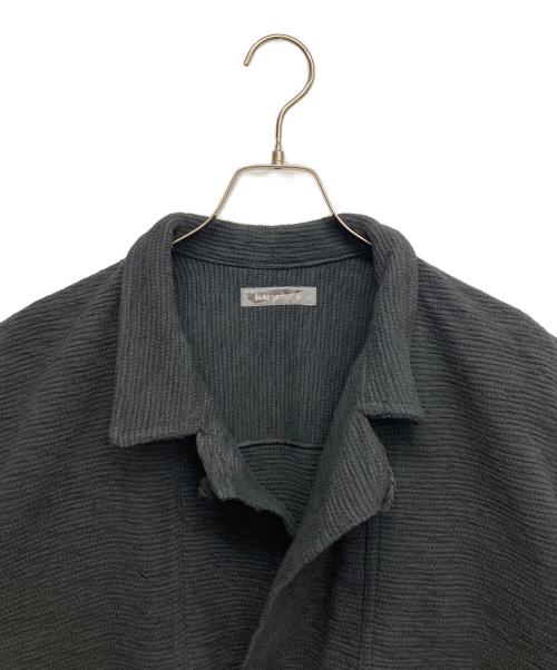 ISSEY MIYAKE（イッセイミヤケ）ISSEY MIYAKE (イッセイミヤケ) 刺し子 チャイナジャケット ブラック サイズ:Mの古着・服飾アイテム