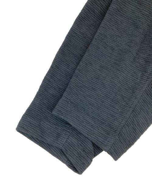ISSEY MIYAKE（イッセイミヤケ）ISSEY MIYAKE (イッセイミヤケ) 刺し子 チャイナジャケット ブラック サイズ:Mの古着・服飾アイテム