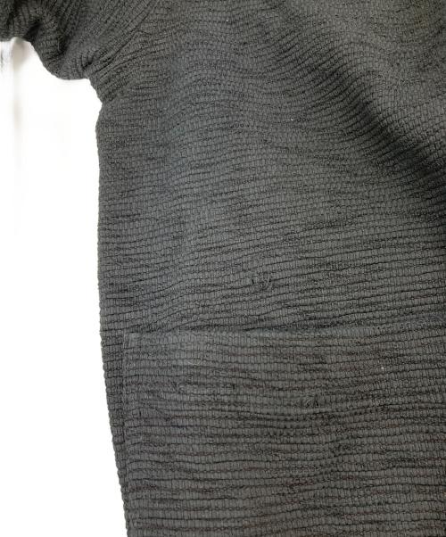 ISSEY MIYAKE（イッセイミヤケ）ISSEY MIYAKE (イッセイミヤケ) 刺し子 チャイナジャケット ブラック サイズ:Mの古着・服飾アイテム