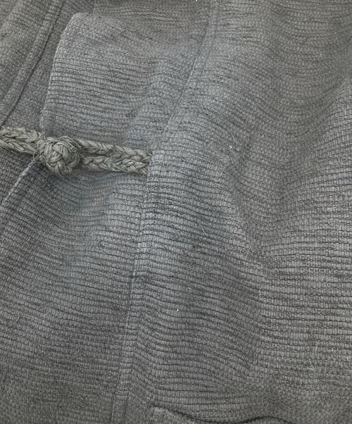 ISSEY MIYAKE（イッセイミヤケ）ISSEY MIYAKE (イッセイミヤケ) 刺し子 チャイナジャケット ブラック サイズ:Mの古着・服飾アイテム