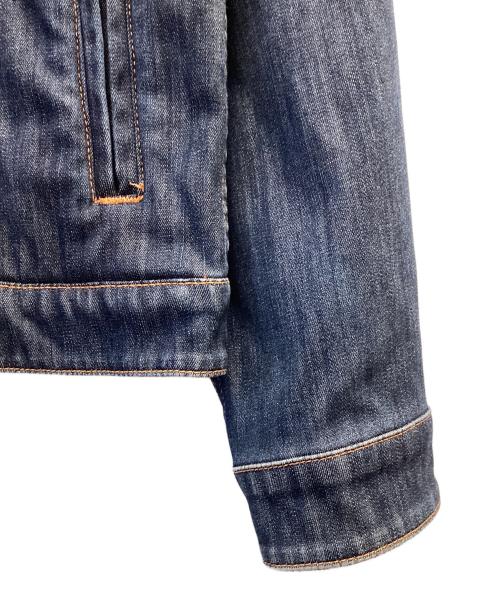 EDWIN（エドウィン）EDWIN (エドウィン) ワッペンデニムジャケット インディゴ サイズ:Lの古着・服飾アイテム
