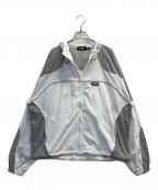 X-LARGEエクストララージ）の古着「PIPING HOODED JACKET」｜ホワイト
