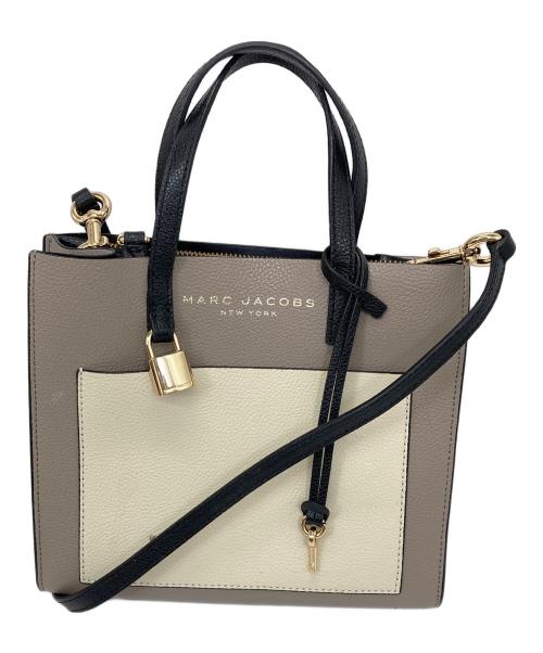 MARC JACOBS（マークジェイコブス）MARC JACOBS (マークジェイコブス) ショルダーバッグ アイボリー×ベージュの古着・服飾アイテム