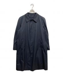 Burberry's（バーバリーズ）の古着「ノバチェックライナー付きステンカラーコート」｜ネイビー