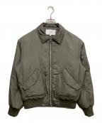 maison kitsuneメゾンキツネ）の古着「ボンバージャケット」｜グリーン