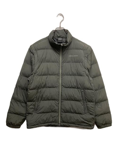 ZERO HALLIBURTON（ゼロ ハリバートン）ZERO HALLIBURTON (ゼロ ハリバートン) 2-Way Padded Outerwear グリーン サイズ:Mの古着・服飾アイテム