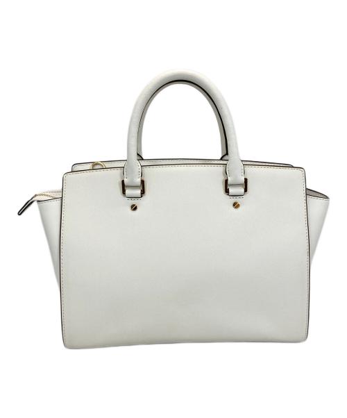 MICHAEL KORS（マイケルコース）MICHAEL KORS (マイケルコース) 2WAYバッグ ホワイトの古着・服飾アイテム