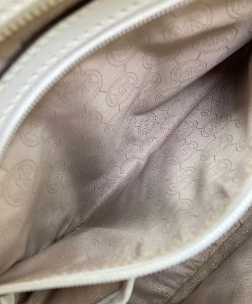 MICHAEL KORS（マイケルコース）MICHAEL KORS (マイケルコース) 2WAYバッグ ホワイトの古着・服飾アイテム