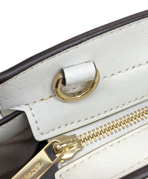 MICHAEL KORS（マイケルコース）MICHAEL KORS (マイケルコース) 2WAYバッグ ホワイトの古着・服飾アイテム