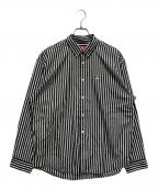 SUPREMEシュプリーム）の古着「STRIPE SHIRTS」｜ブラック×ホワイト