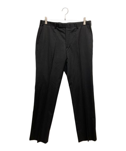 BURBERRY BLACK LABEL（バーバリーブラックレーベル）BURBERRY BLACK LABEL (バーバリーブラックレーベル) センタープレスパンツ ブラック サイズ:40Lの古着・服飾アイテム