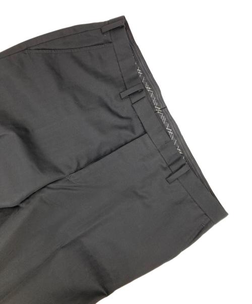 BURBERRY BLACK LABEL（バーバリーブラックレーベル）BURBERRY BLACK LABEL (バーバリーブラックレーベル) センタープレスパンツ ブラック サイズ:40Lの古着・服飾アイテム