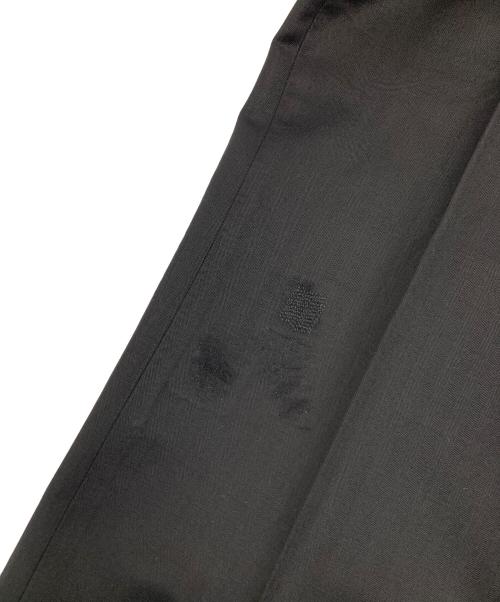 BURBERRY BLACK LABEL（バーバリーブラックレーベル）BURBERRY BLACK LABEL (バーバリーブラックレーベル) センタープレスパンツ ブラック サイズ:40Lの古着・服飾アイテム