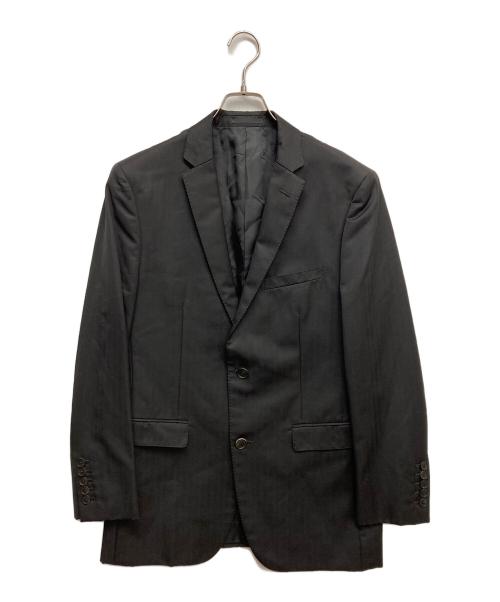 BURBERRY BLACK LABEL（バーバリーブラックレーベル）BURBERRY BLACK LABEL (バーバリーブラックレーベル) 2Bテーラードジャケット ブラック サイズ:40Lの古着・服飾アイテム