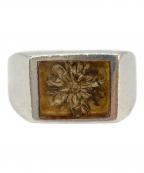 BEAMS×XOLOビームス×ショロ）の古着「Signet Ring With Flower」｜シルバー