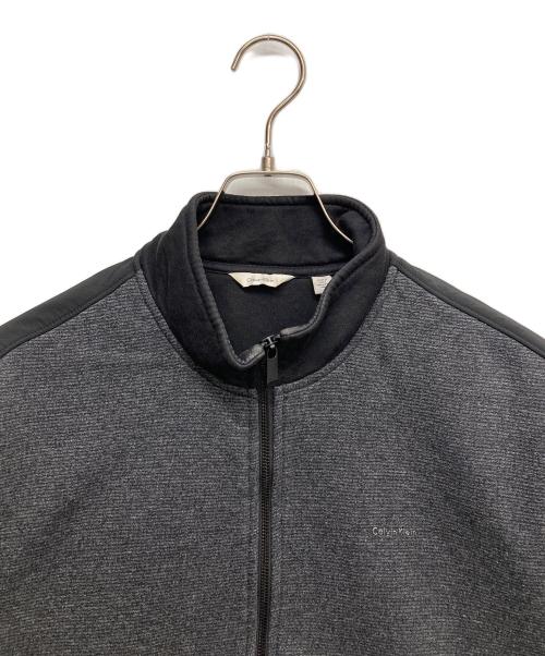 Calvin Klein（カルバンクライン）Calvin Klein (カルバンクライン) ジップアップジャケット グレー サイズ:Mの古着・服飾アイテム