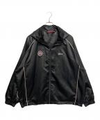 SUPREMEシュプリーム）の古着「SATIN HOODED TRACK JACKET」｜ブラック