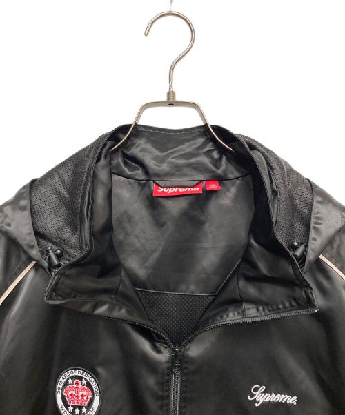 SUPREME（シュプリーム）Supreme (シュプリーム) SATIN HOODED TRACK JACKET ブラック サイズ:XLの古着・服飾アイテム
