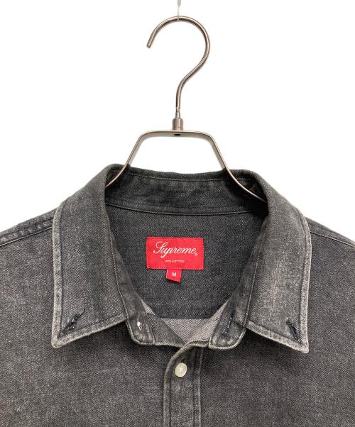 SUPREME（シュプリーム）Supreme (シュプリーム) デニムボタンダウンシャツ ブラック サイズ:Mの古着・服飾アイテム