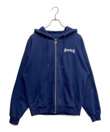 SUPPLIER（サプライヤー）の古着「ラインストーンジップパーカー」｜ブルー