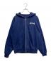 SUPPLIER（サプライヤー）の古着「ラインストーンジップパーカー」｜ブルー