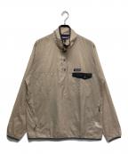 Patagoniaパタゴニア）の古着「Houdini Snap T Pullover」｜ベージュ