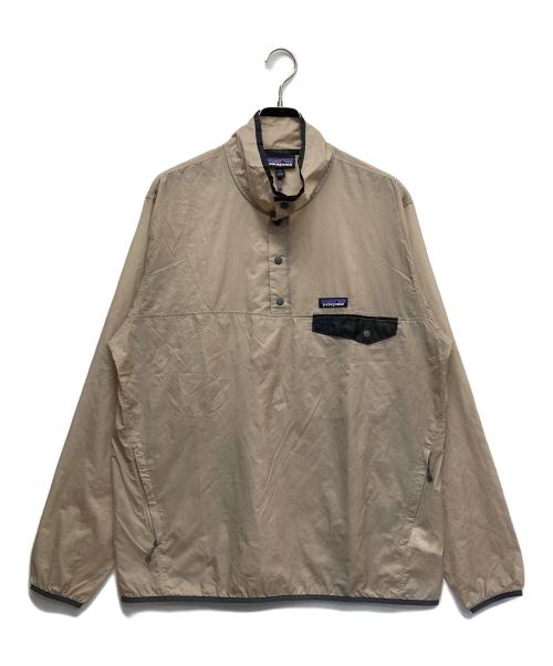 Patagonia（パタゴニア）Patagonia (パタゴニア) Houdini Snap T Pullover ベージュ サイズ:Lの古着・服飾アイテム