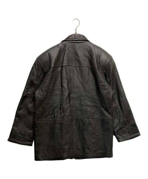 Gleeman（-）GLEEMAN (-) ラムレザージャケット ブラック サイズ:Mの古着・服飾アイテム