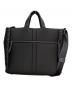 LAQUOH (ラクーオ) SLIM TOTE BAG KAGOME EMBOSS BONDING ブラック：10000円