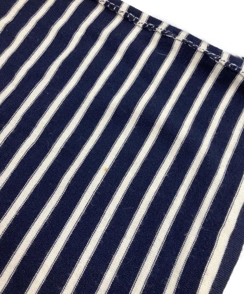 COMME des GARCONS COMME des GARCONS（コムデギャルソン コムデギャルソン）COMME des GARCONS COMME des GARCONS (コムデギャルソン コムデギャルソン) ショートボーダーニット ネイビー×ホワイト サイズ:Sの古着・服飾アイテム