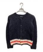 tricot COMME des GARCONSトリココムデギャルソン）の古着「ボーダーウールカーディガン」｜レッド×ネイビー