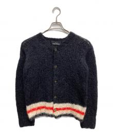 tricot COMME des GARCONS（トリココムデギャルソン）の古着「ボーダーウールカーディガン」｜レッド×ネイビー