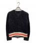 tricot COMME des GARCONS (トリココムデギャルソン) ボーダーウールカーディガン レッド×ネイビー サイズ:無し：18000円