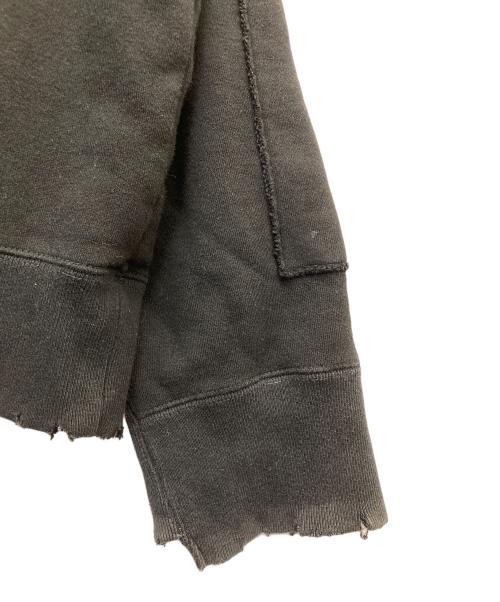 stein（シュタイン）stein (シュタイン) OVERSIZED REBUILD SWEAT LS ブラック サイズ:Sの古着・服飾アイテム