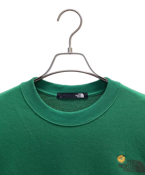 THE NORTH FACE（ザ ノース フェイス）THE NORTH FACE (ザ ノース フェイス) Flower Logo Crew グリーン サイズ:Mの古着・服飾アイテム