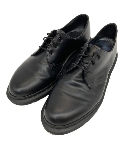 Dr.Martens（ドクターマーチン）Dr.Martens (ドクターマーチン) 3ホールレザーシューズ ブラック サイズ:UK7/US8/EU41の古着・服飾アイテム