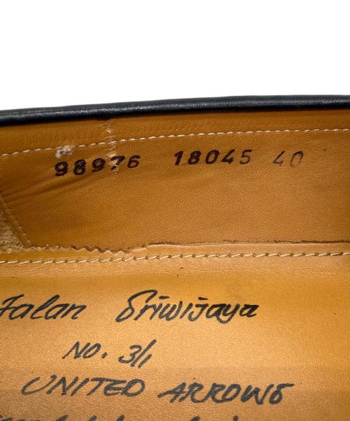 Jalan Sriwijaya（ジャランスリウァヤ）Jalan Sriwijaya (ジャランスリウァヤ) UNITED ARROWS (ユナイテッドアローズ) CASTAGNA CALF ブラック サイズ:40の古着・服飾アイテム