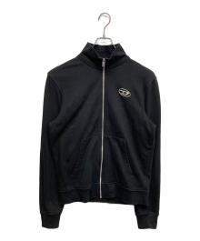 DIESEL（ディーゼル）の古着「S-GINNI-ZIP-OD ジップアップスウェット」｜ブラック