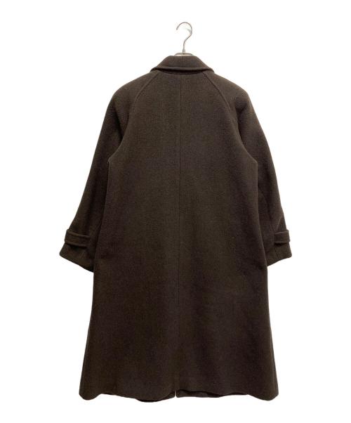 AMOMENTO（アモーメント）AMOMENTO (アモーメント) ラグランステンカラーコート ブラウンの古着・服飾アイテム