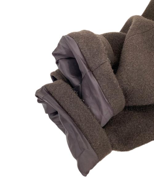 AMOMENTO（アモーメント）AMOMENTO (アモーメント) ラグランステンカラーコート ブラウンの古着・服飾アイテム