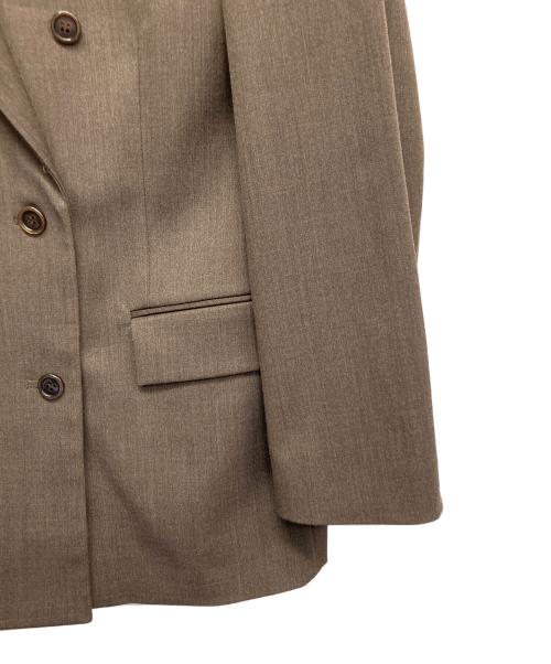 AMOMENTO（アモーメント）AMOMENTO (アモーメント) DOUBLE BREASTED WOOL JACKET ブラウンの古着・服飾アイテム