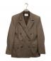 AMOMENTO（アモーメント）の古着「DOUBLE BREASTED WOOL JACKET」｜ブラウン