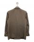 AMOMENTO (アモーメント) DOUBLE BREASTED WOOL JACKET ブラウン：20000円