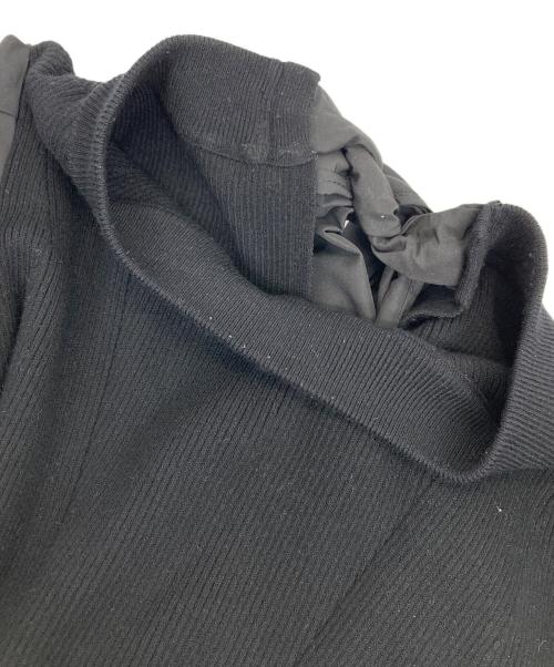 CELFORD（セルフォード）CELFORD (セルフォード) バックリボンニットワンピース ブラック サイズ:38の古着・服飾アイテム