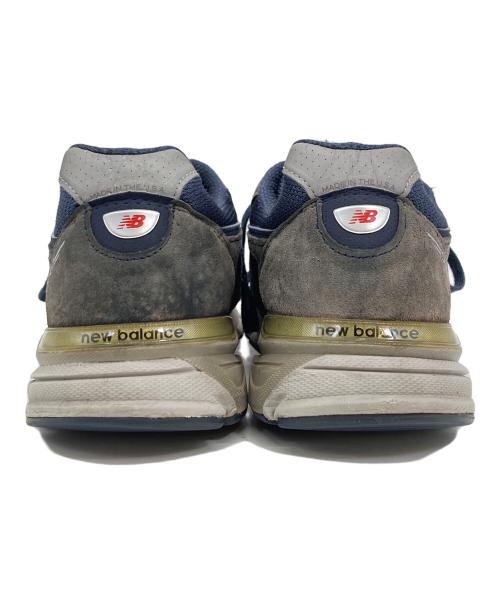NEW BALANCE（ニューバランス）NEW BALANCE (ニューバランス) ローカットスニーカー グレー×ネイビー サイズ:27の古着・服飾アイテム