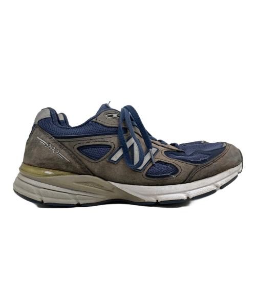NEW BALANCE（ニューバランス）NEW BALANCE (ニューバランス) ローカットスニーカー グレー×ネイビー サイズ:27の古着・服飾アイテム