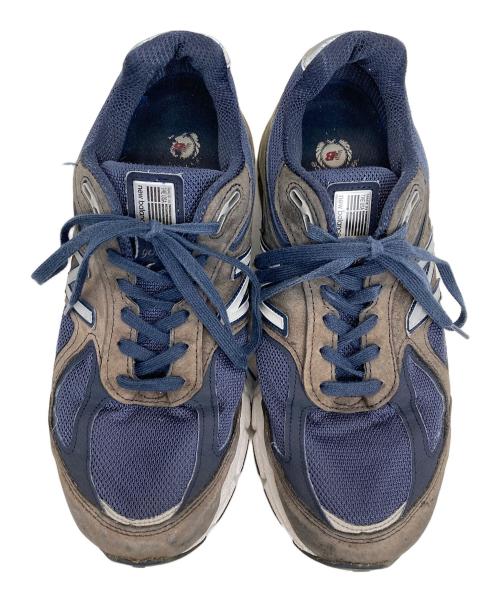NEW BALANCE（ニューバランス）NEW BALANCE (ニューバランス) ローカットスニーカー グレー×ネイビー サイズ:27の古着・服飾アイテム