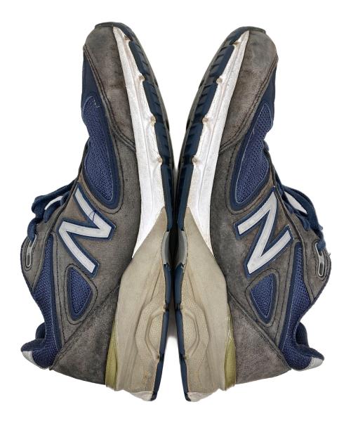 NEW BALANCE（ニューバランス）NEW BALANCE (ニューバランス) ローカットスニーカー グレー×ネイビー サイズ:27の古着・服飾アイテム