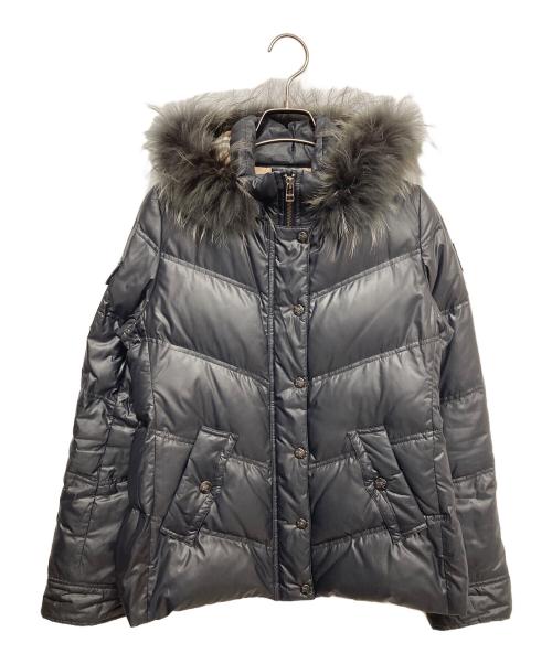 BURBERRY BLUE LABEL（バーバリー ブルー レーベル）BURBERRY BLUE LABEL (バーバリー ブルー レーベル) ダウンジャケット ブラック サイズ:38の古着・服飾アイテム