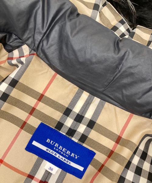 BURBERRY BLUE LABEL（バーバリー ブルー レーベル）BURBERRY BLUE LABEL (バーバリー ブルー レーベル) ダウンジャケット ブラック サイズ:38の古着・服飾アイテム